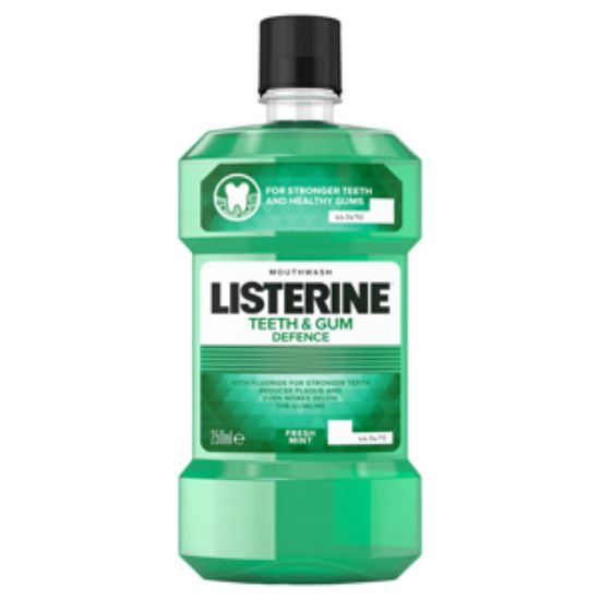 Picture of Listerine Teeth & Gum Mouthwash 500ml x6